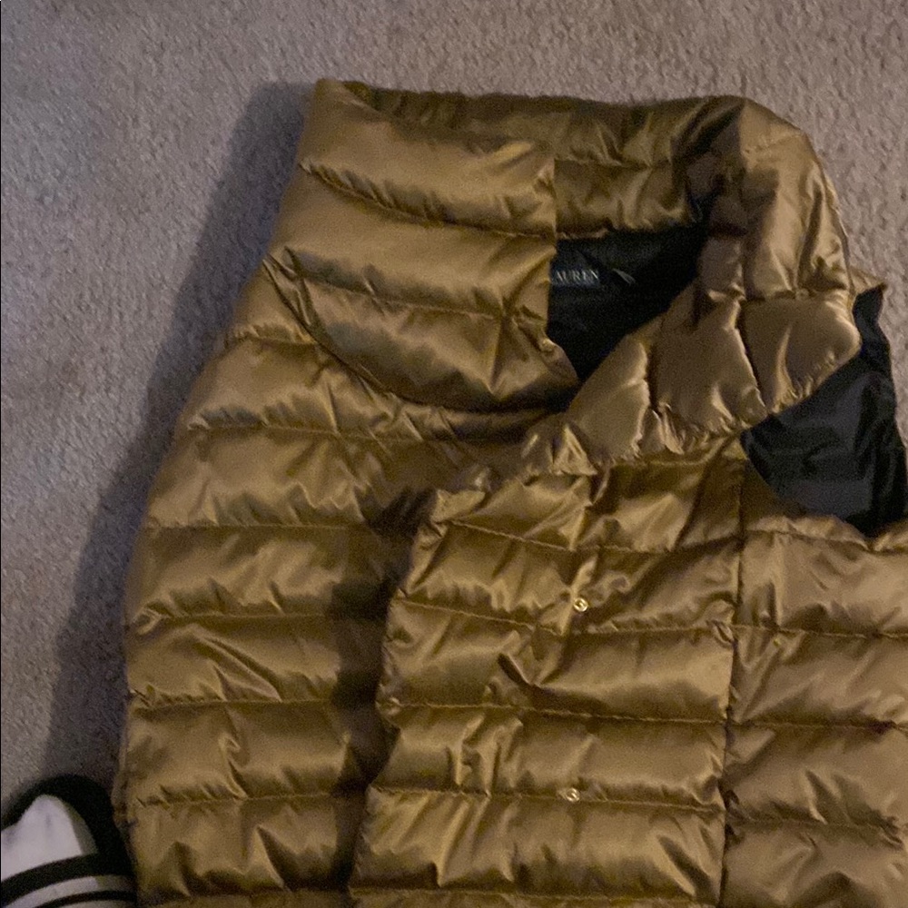 Gold Puffer Vest